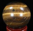 Top Quality Polished Tiger's Eye Sphere #33630-2